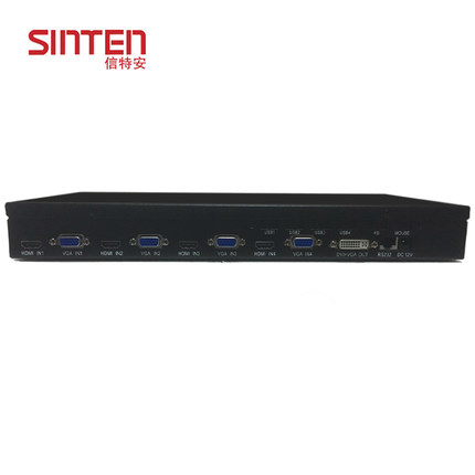 4路VGA HDMI 分割器四畫面分割處理器高清4進(jìn)1出 信號融合器